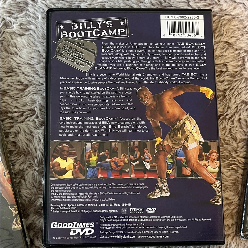 Fitness DVD Set - Blue, Green, and Gray - Picture 3 of 4